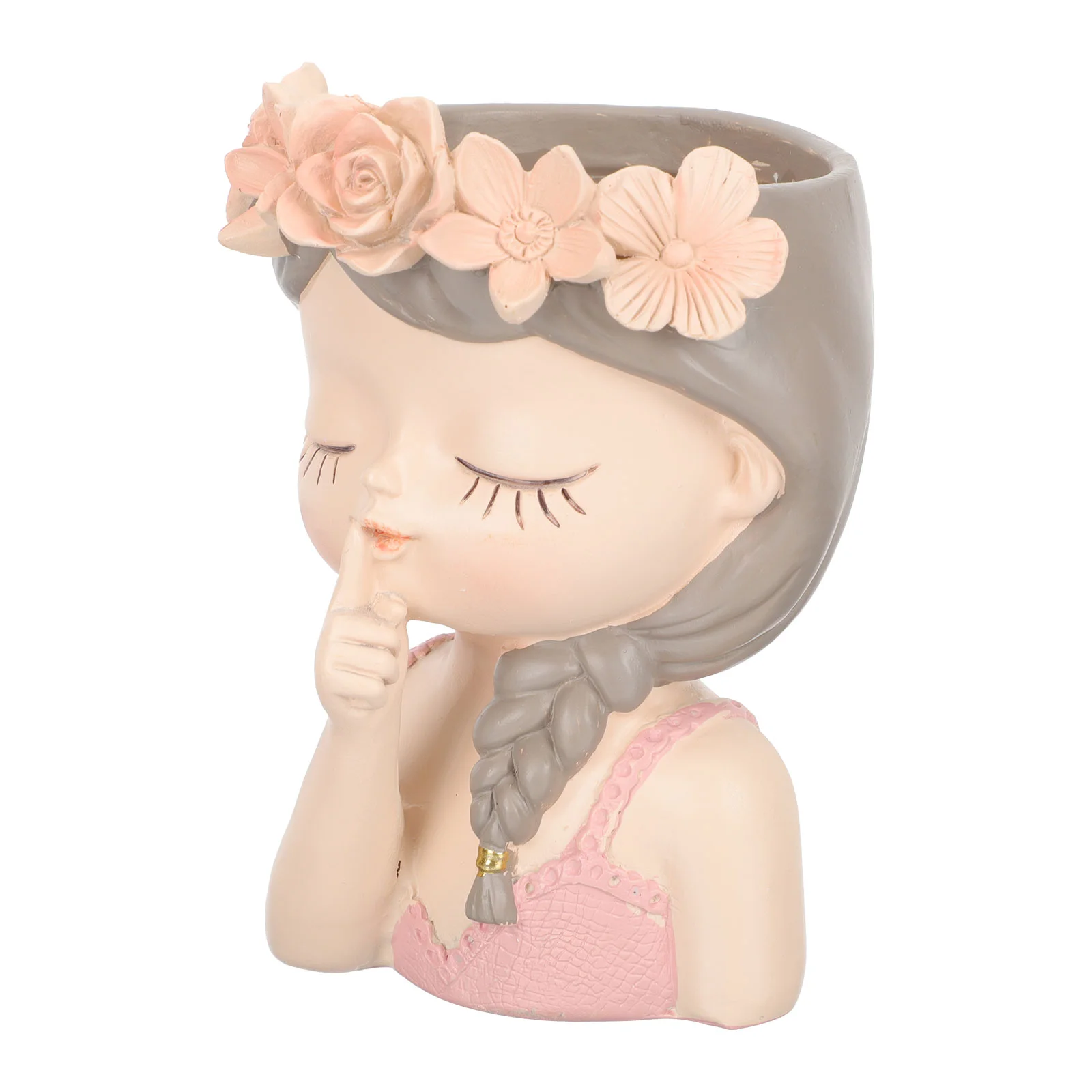 Прочный цветочный горшок, фигурка девушки, Цветочный держатель, керамический цветочный горшок, контейнер для цветов на балконе 
Прочный цветочный горшок, фигурка девушки, Цветочный держатель, керамический цветочный горшок, контейнер для цветов на балконе