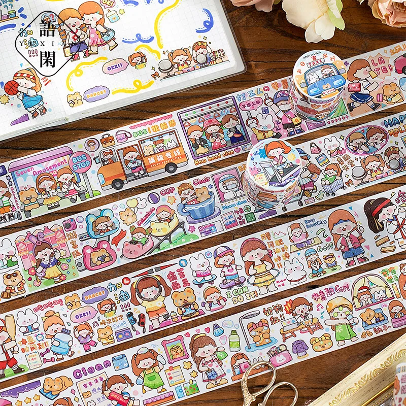1pcs/1lot Decorative Adhesive tapes Qiqi's life notes Tapes cartoon diary Scrapbooking DIY Scrapbooking Stickers
1pcs/1lot Decorative Adhesive tapes Qiqi's life notes Tapes cartoon diary Scrapbooking DIY Scrapbooking Stickers