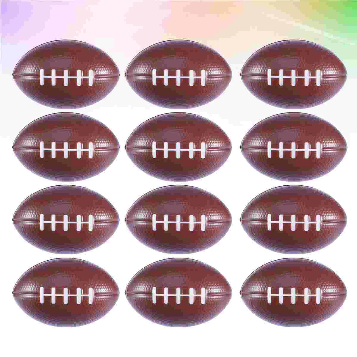 12 PCS Sponge Ball Toy Balls Aldult Mini Sports Small Rugby Childrens Toys Stress Reliever
12 PCS Sponge Ball Toy Balls Aldult Mini Sports Small Rugby Childrens Toys Stress Reliever