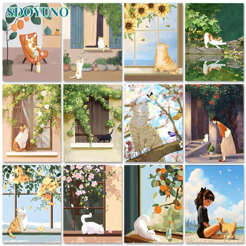 SDOYUNO 60x75cm Painting by numbers Kill time Canvas painting Animals DIY Drawing by numbers Art supplies Home decor
SDOYUNO 60x75cm Painting by numbers Kill time Canvas painting Animals DIY Drawing by numbers Art supplies Home decor