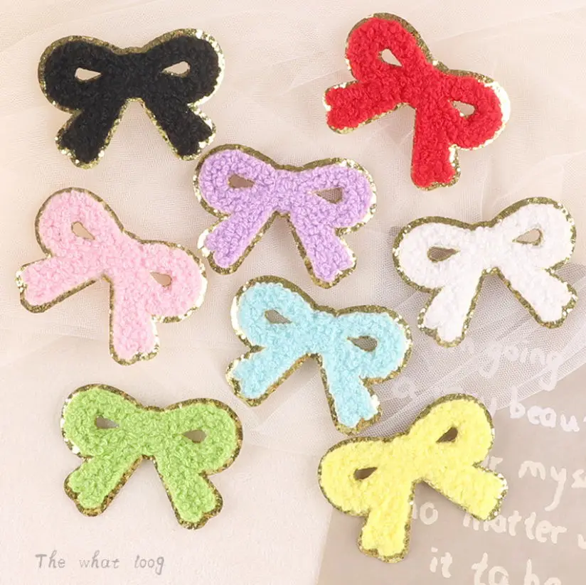 10 Pcs Towel Bow Knot Embroidered Patch Gold Sequin Edge Motif Applique Fabric Clothing Hat Bag Shoe Decor Repair Accessory
10 Pcs Towel Bow Knot Embroidered Patch Gold Sequin Edge Motif Applique Fabric Clothing Hat Bag Shoe Decor Repair Accessory