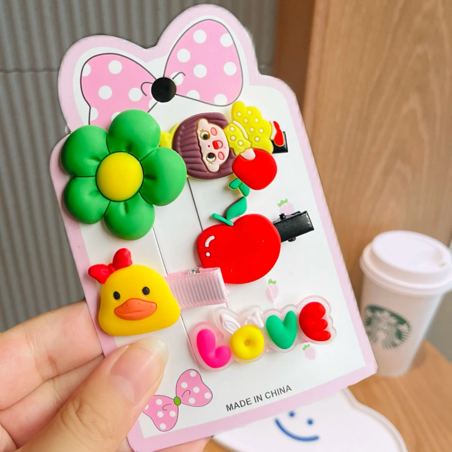 New Hotsale 5pcs/set Children Hair Clips Cartoon Candy Color Baby Hairgrips Cute Metal Barrettes Hair Accessories WLC089
New Hotsale 5pcs/set Children Hair Clips Cartoon Candy Color Baby Hairgrips Cute Metal Barrettes Hair Accessories WLC089