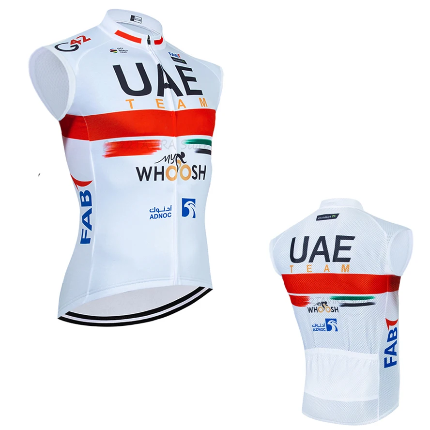 

2022 велосипедная команда ОАЭ Джерси ветрозащитный велосипедный жилет Майо мужская женская одежда велосипедный топ одежда