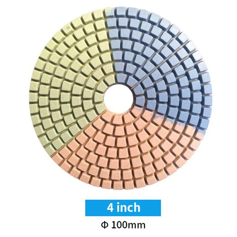 7Pcs/Set Colorful Diamond Wet Polishing Pad 4 Inch Grinding Discs Sanding Pad For Marble Granite Engineered Stone
7Pcs/Set Colorful Diamond Wet Polishing Pad 4 Inch Grinding Discs Sanding Pad For Marble Granite Engineered Stone