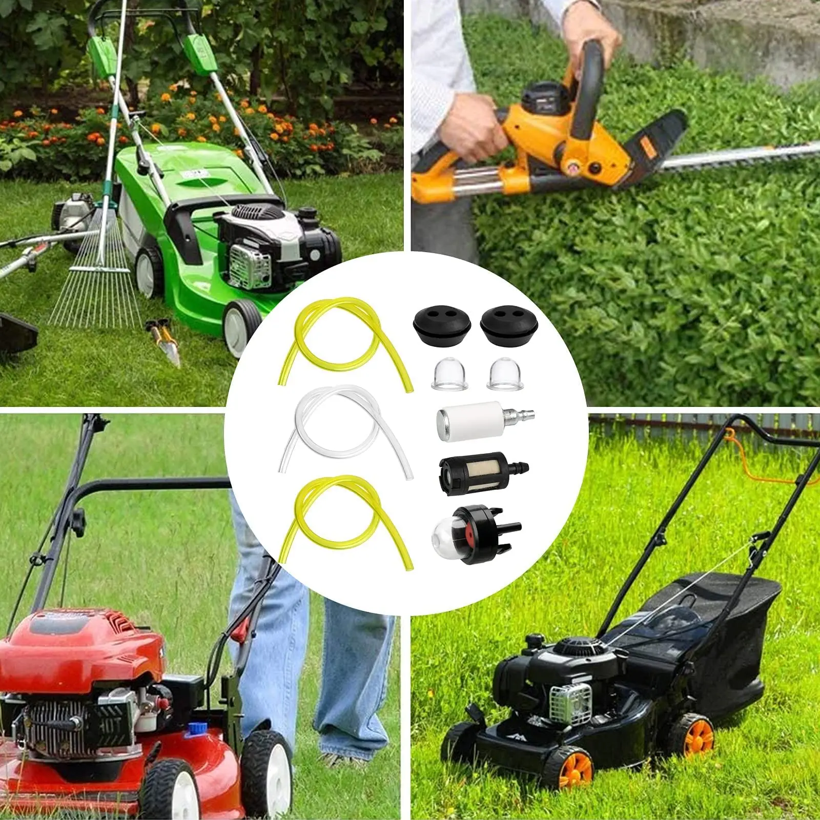 Strimmer Trimmer Components Parts Lawn Mower Fuel Line Hose Tube, Fuel Filter Primer Bulb Grommet Accessories For Husqvarna
Strimmer Trimmer Components Parts Lawn Mower Fuel Line Hose Tube, Fuel Filter Primer Bulb Grommet Accessories For Husqvarna