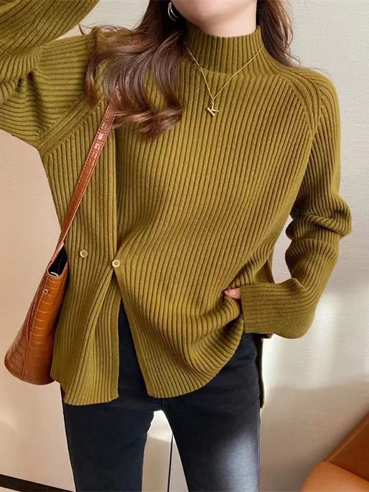 Autumn Winter Warm Knit Sweater for Women Casual Loose Soft Jumper Tops Female Pulls Long Sleeve Solid Thick Women's Pullover
Autumn Winter Warm Knit Sweater for Women Casual Loose Soft Jumper Tops Female Pulls Long Sleeve Solid Thick Women's Pullover