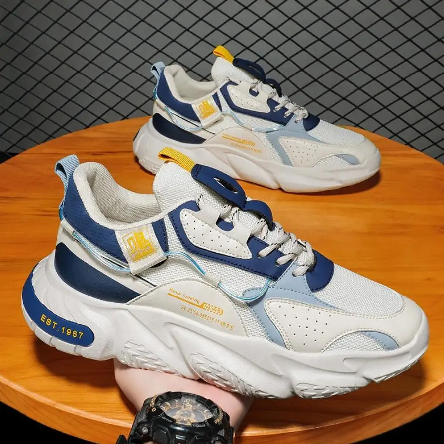 Spring Autumn Men's Casual Sneakers Streetwear Chunky Running Shoes Men Designer Basketball Shoes Trainer Men Chaussure Homme
Spring Autumn Men's Casual Sneakers Streetwear Chunky Running Shoes Men Designer Basketball Shoes Trainer Men Chaussure Homme