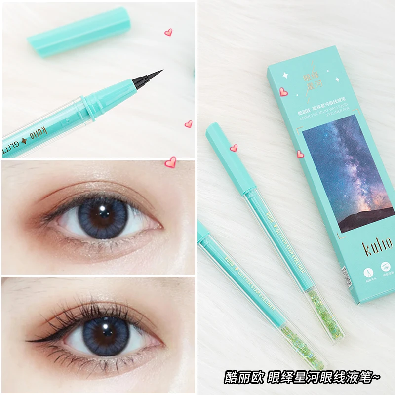 Glitter Star Liquid Eyeliner Pen Black Smooth Waterproof Long Lasting Easy to Draw For Party For Office Cat Eyes Makeup Tools
Glitter Star Liquid Eyeliner Pen Black Smooth Waterproof Long Lasting Easy to Draw For Party For Office Cat Eyes Makeup Tools