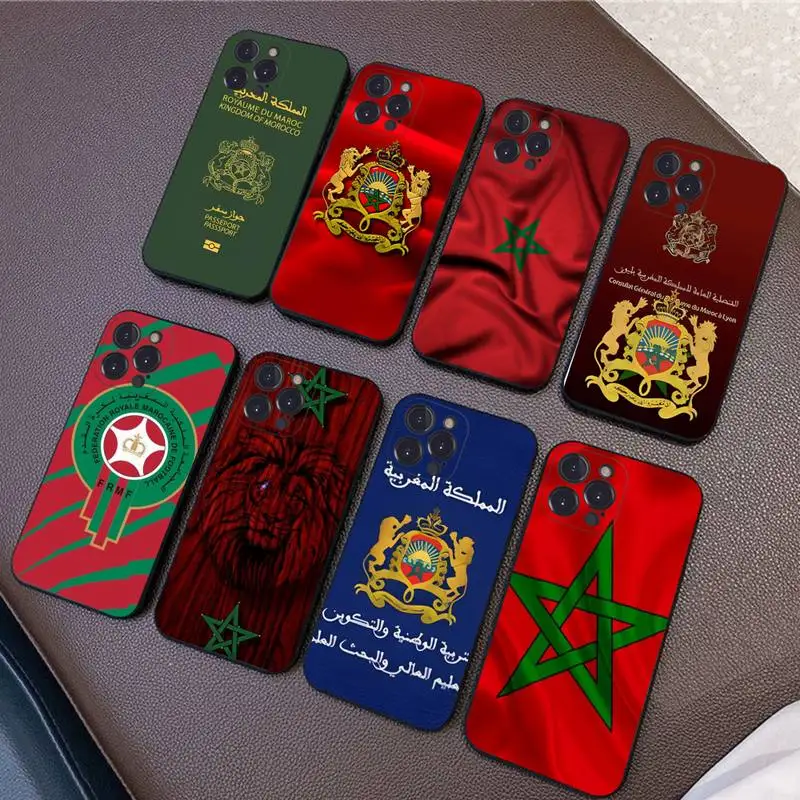 Morocco Flag Coat Of Arms Passport Phone Case Silicone Soft for iphone 14 13 12 11 Pro Mini XS MAX 8 7 6 Plus X XS XR Cover 
Morocco Flag Coat Of Arms Passport Phone Case Silicone Soft for iphone 14 13 12 11 Pro Mini XS MAX 8 7 6 Plus X XS XR Cover