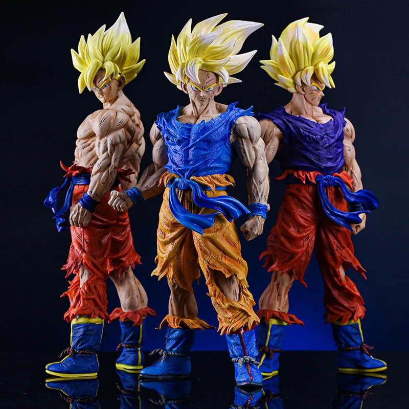 45cm Dragon Ball Super Saiya Action Figure Anime Action Image Kd Goku Z Saiyan Statue Battle Damage Edition Pvc Model Toys Gifts
45cm Dragon Ball Super Saiya Action Figure Anime Action Image Kd Goku Z Saiyan Statue Battle Damage Edition Pvc Model Toys Gifts
