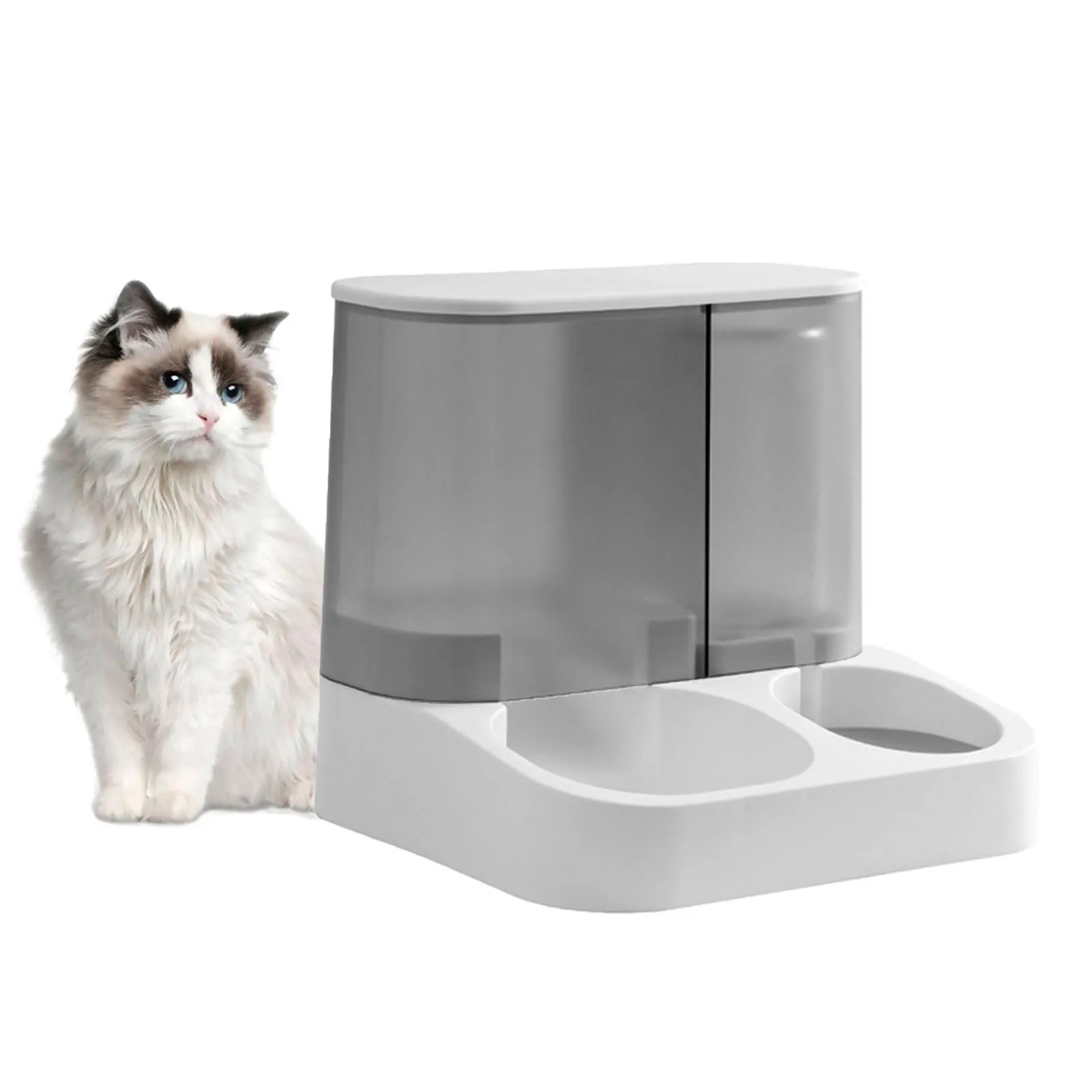 2 IN 1 Cat Water And Food Feeder Dispenser Automatic Dog Cats Drinking Bottles Feeding Bowl Dispensers Pet Supplies
2 IN 1 Cat Water And Food Feeder Dispenser Automatic Dog Cats Drinking Bottles Feeding Bowl Dispensers Pet Supplies