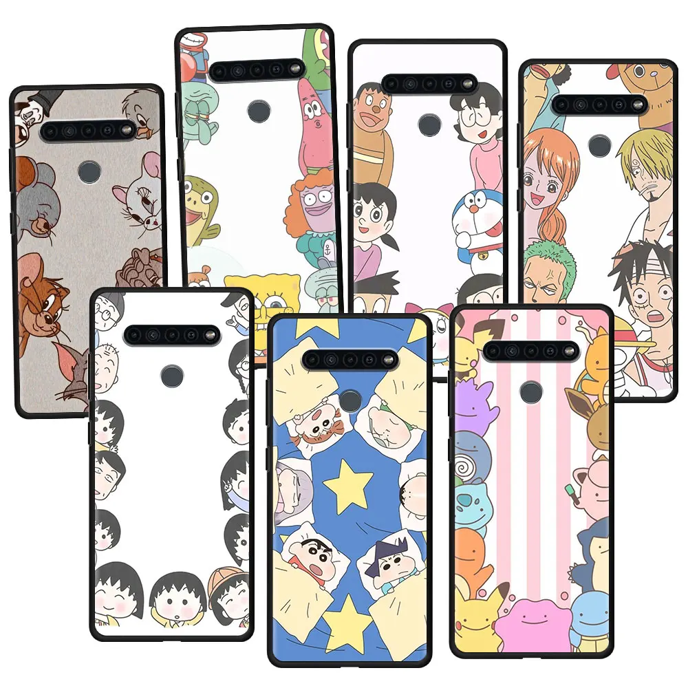 Cell Soft Black Case Coque for LG K41s K61 K52 Q61 K92 G8ThinQ Q52 K42 K62 K50s G8 G7 K51s G7ThinQ K71 G6 Cartoon Pattern 
Cell Soft Black Case Coque for LG K41s K61 K52 Q61 K92 G8ThinQ Q52 K42 K62 K50s G8 G7 K51s G7ThinQ K71 G6 Cartoon Pattern
