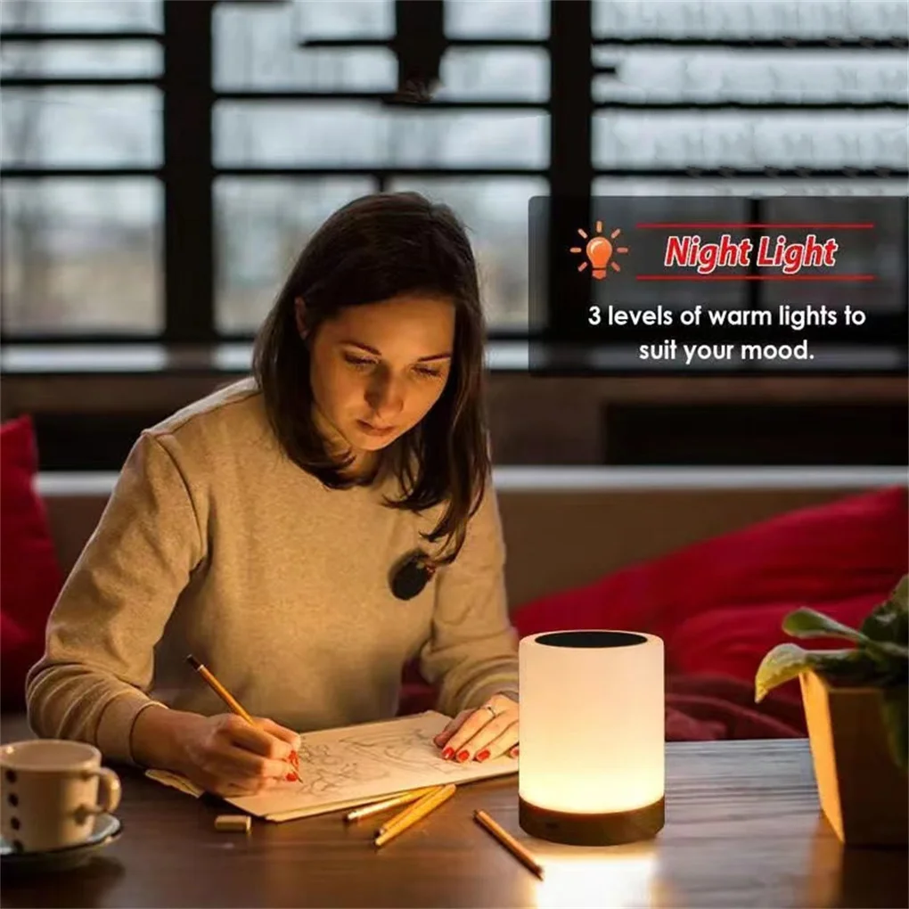 LED Night Light Dimmable Color Changing Bright Nightlight Bedroom Emergency Lamp Touch Control Household Lighting
LED Night Light Dimmable Color Changing Bright Nightlight Bedroom Emergency Lamp Touch Control Household Lighting