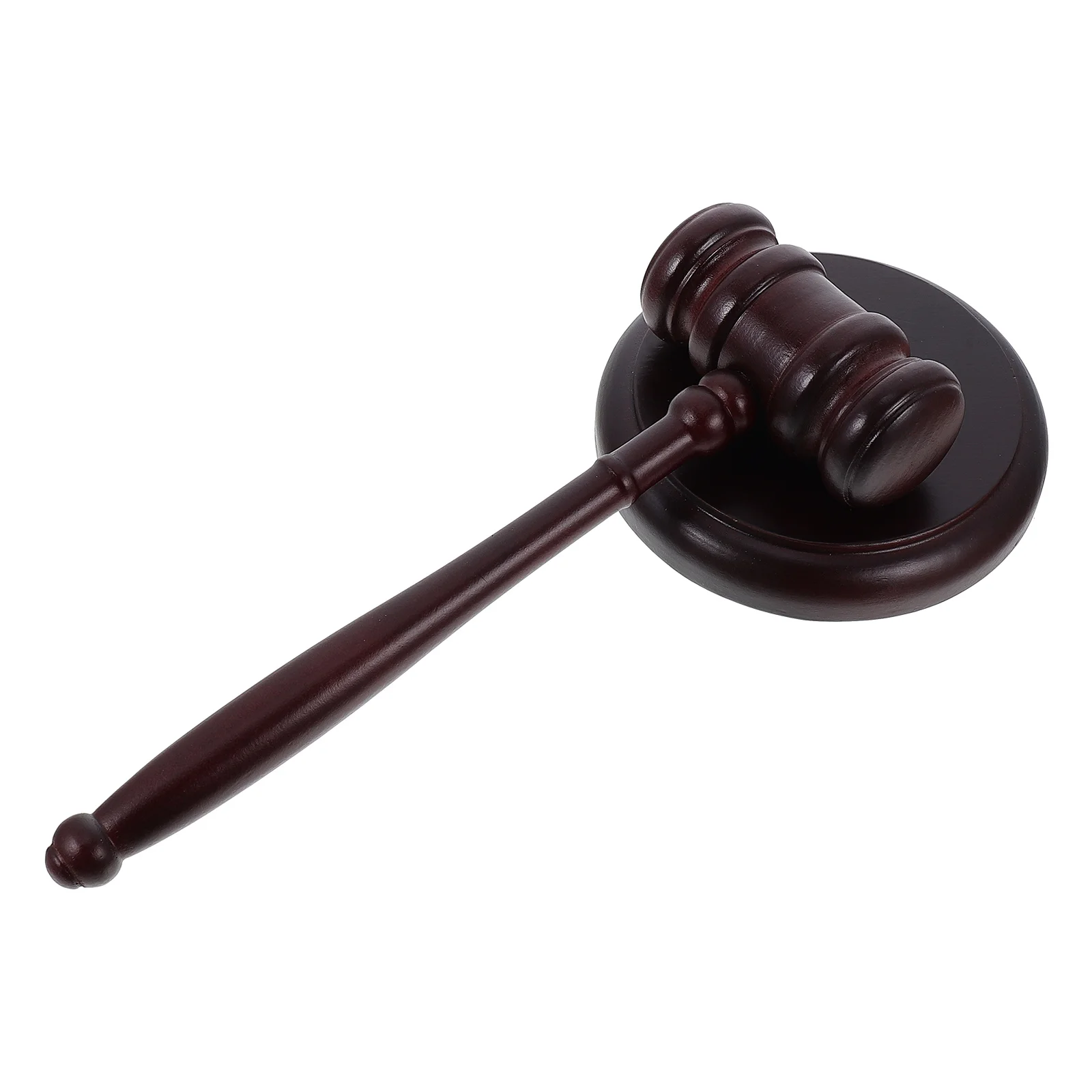 1 Set Office Desk Toys Crisp Sound Wooden Auction Hammer Creative Judge Gavel with Base
1 Set Office Desk Toys Crisp Sound Wooden Auction Hammer Creative Judge Gavel with Base