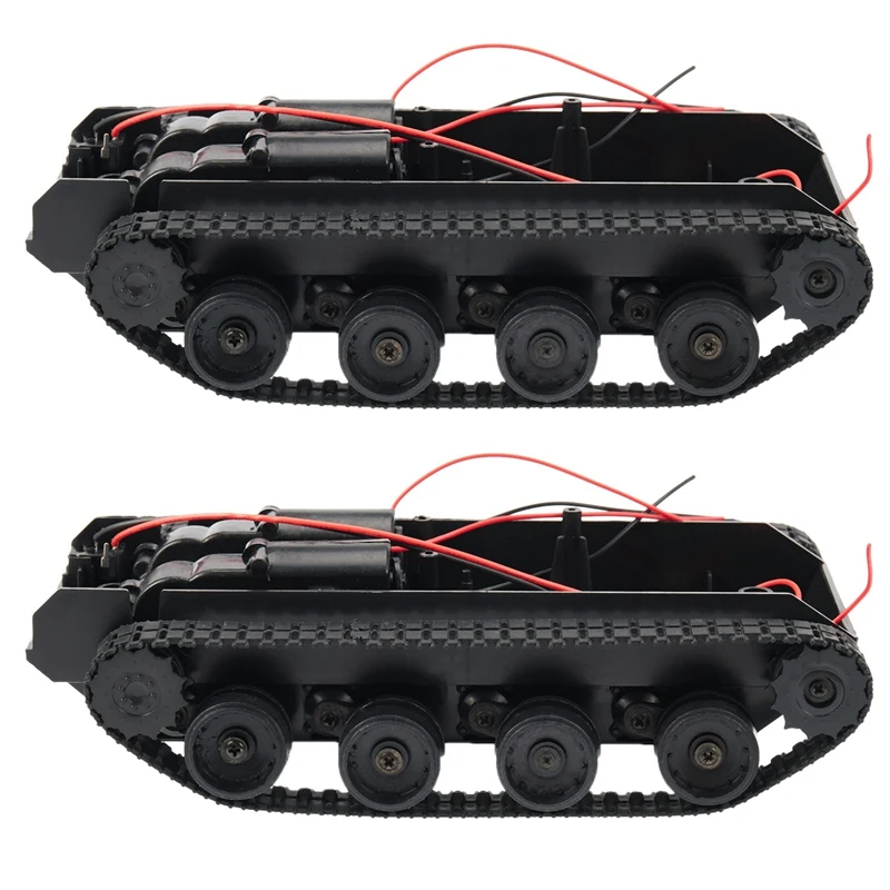 2X Rc Tank Smart Robot Tank Car Chassis Kit Rubber Track Crawler For Arduino 130 Motor Diy Robot Toys For Children
2X Rc Tank Smart Robot Tank Car Chassis Kit Rubber Track Crawler For Arduino 130 Motor Diy Robot Toys For Children