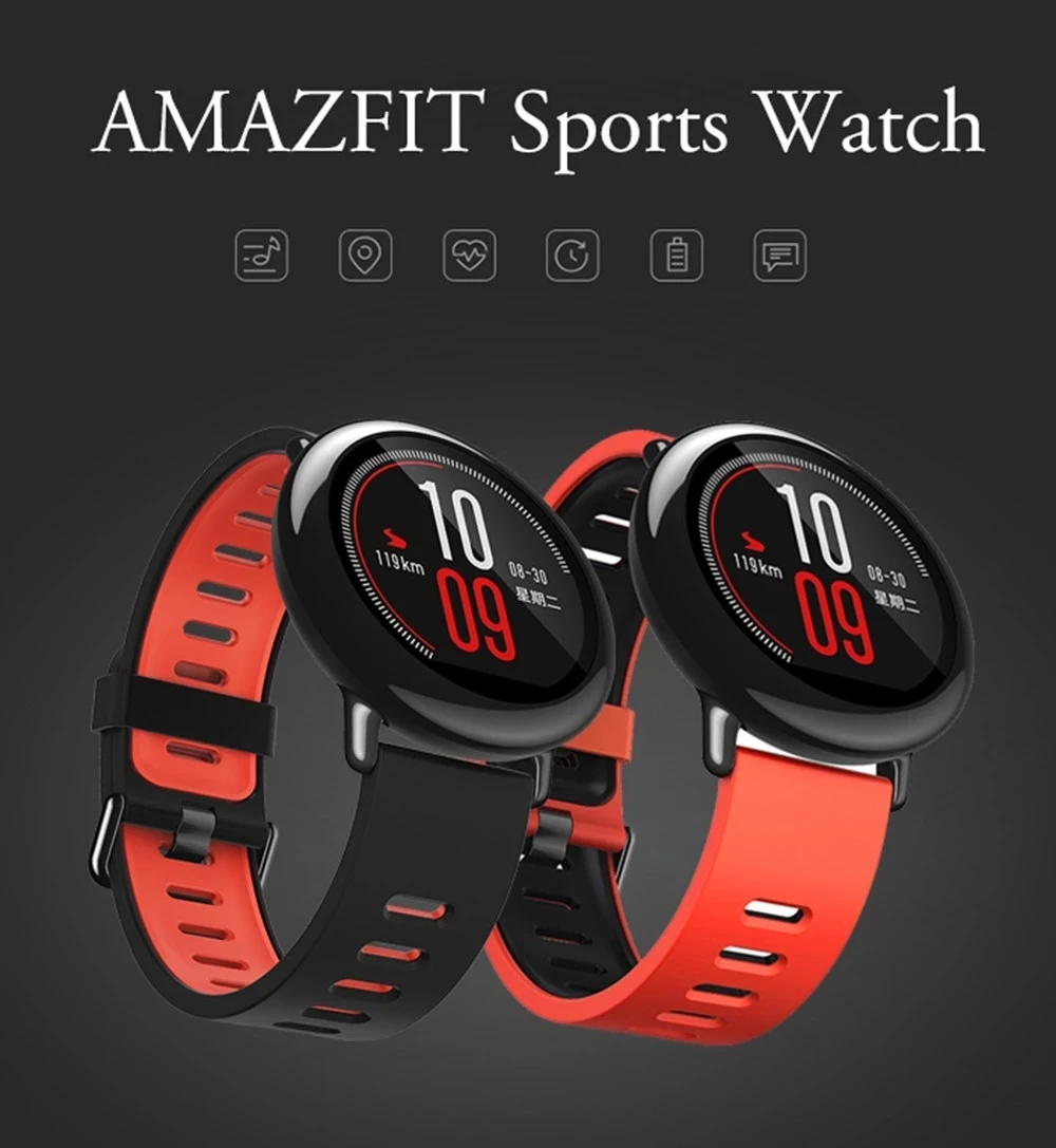 New and Original Amazfit Men's Smart Watch Smartwatch Amazfit Pace Global Version
New and Original Amazfit Men's Smart Watch Smartwatch Amazfit Pace Global Version