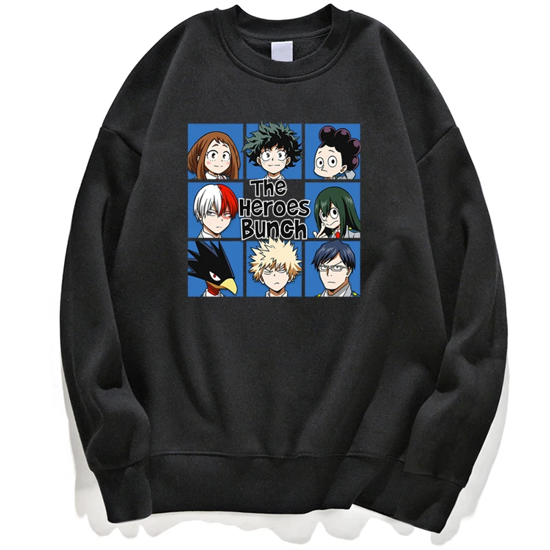 My Hero Academia Sweatshirt Men Anime Manga The Heroes Bunch Harajuku Hoodies Clothing Hoodie Pullover Jumper Crewneck Unisex
My Hero Academia Sweatshirt Men Anime Manga The Heroes Bunch Harajuku Hoodies Clothing Hoodie Pullover Jumper Crewneck Unisex
