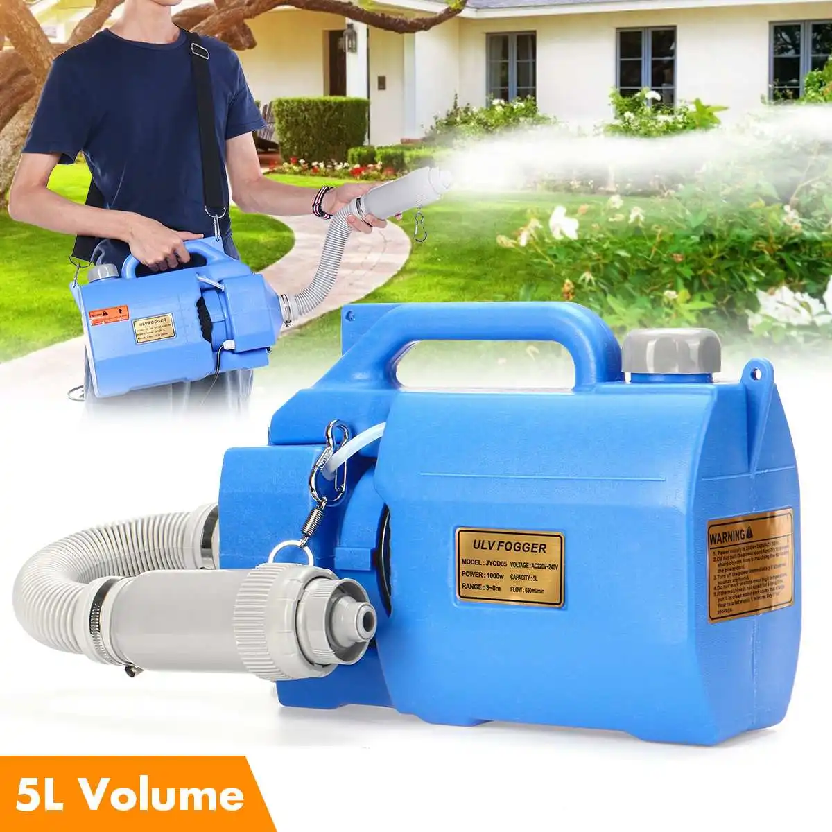 1000W EU/US Plug Electric Sprayer Intelligent Agricultural Irrigation Pesticide Dispenser Garden Watering Equipment 220V 5L
1000W EU/US Plug Electric Sprayer Intelligent Agricultural Irrigation Pesticide Dispenser Garden Watering Equipment 220V 5L