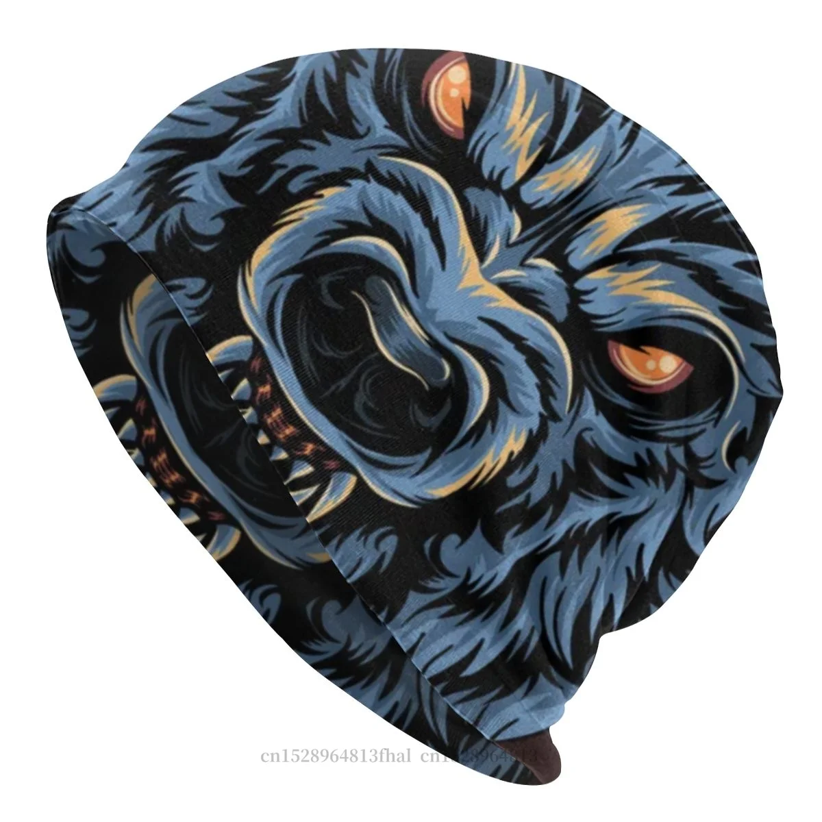 Warewolf Head Angry Face Artwork Bonnet Homme Fashion Thin Hat Skullies Beanies Caps For Men Women Creative Fabric Hats
Warewolf Head Angry Face Artwork Bonnet Homme Fashion Thin Hat Skullies Beanies Caps For Men Women Creative Fabric Hats