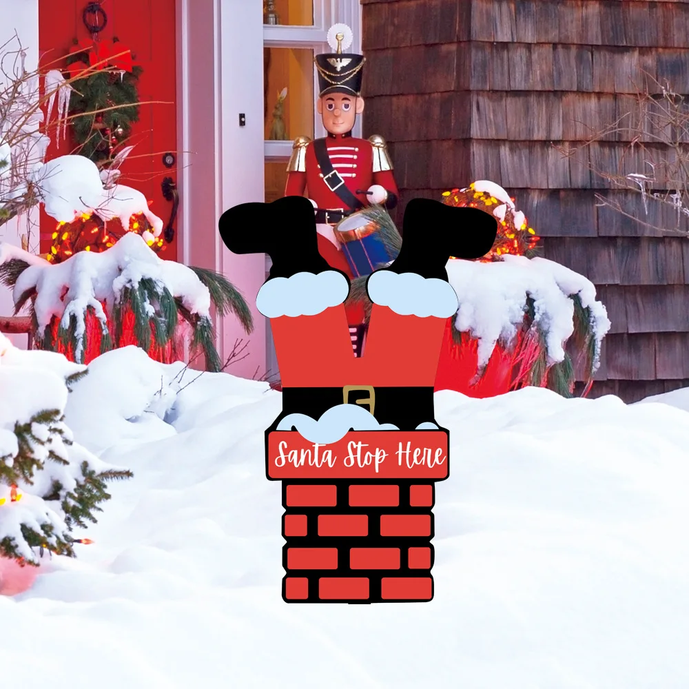 2023 Christmas Yard Decoration Chimney Santa Funny Acrylic Double-sided Xmas Decorations Outdoor Party Bar Garden Decors
2023 Christmas Yard Decoration Chimney Santa Funny Acrylic Double-sided Xmas Decorations Outdoor Party Bar Garden Decors