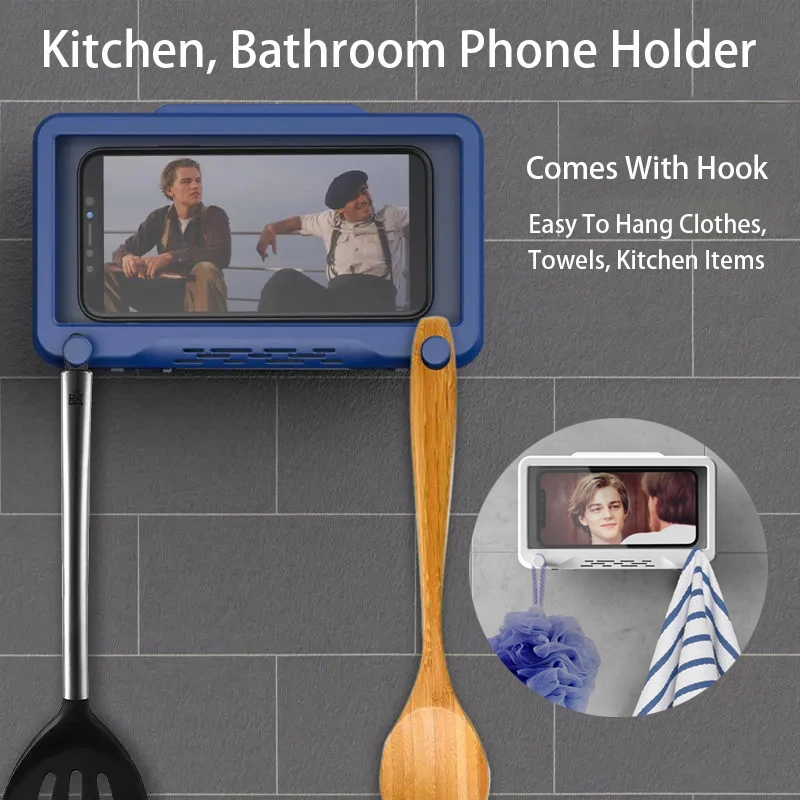 Self adhesive touch screen viewing mobile phone stand kitchen bathroom bathroom shower room waterproof sealed storage
Self adhesive touch screen viewing mobile phone stand kitchen bathroom bathroom shower room waterproof sealed storage