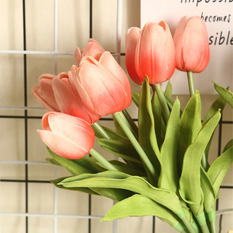 1pcs Artificial Flower Bulk Mini Tulip Flower Branch Wedding Living Room DIY Decoration 34cm Long Stem Fake Flowers for Crafting
1pcs Artificial Flower Bulk Mini Tulip Flower Branch Wedding Living Room DIY Decoration 34cm Long Stem Fake Flowers for Crafting