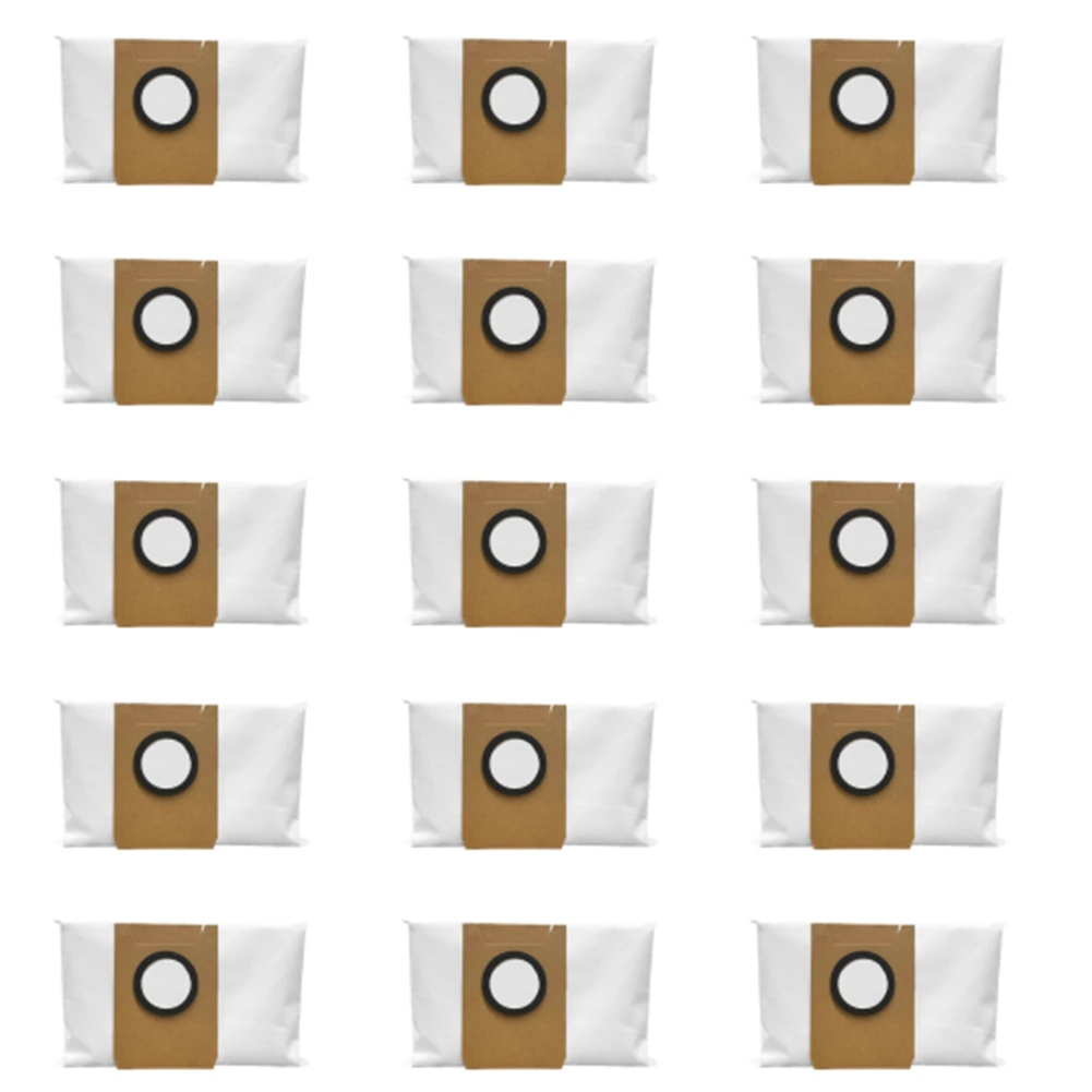 For ECOVACS DEEBOT X1 OMNI Robot Vacuum Cleaner High Capacity Leakproof Dust Bag Replacement Parts, 15 Pack 
For ECOVACS DEEBOT X1 OMNI Robot Vacuum Cleaner High Capacity Leakproof Dust Bag Replacement Parts, 15 Pack