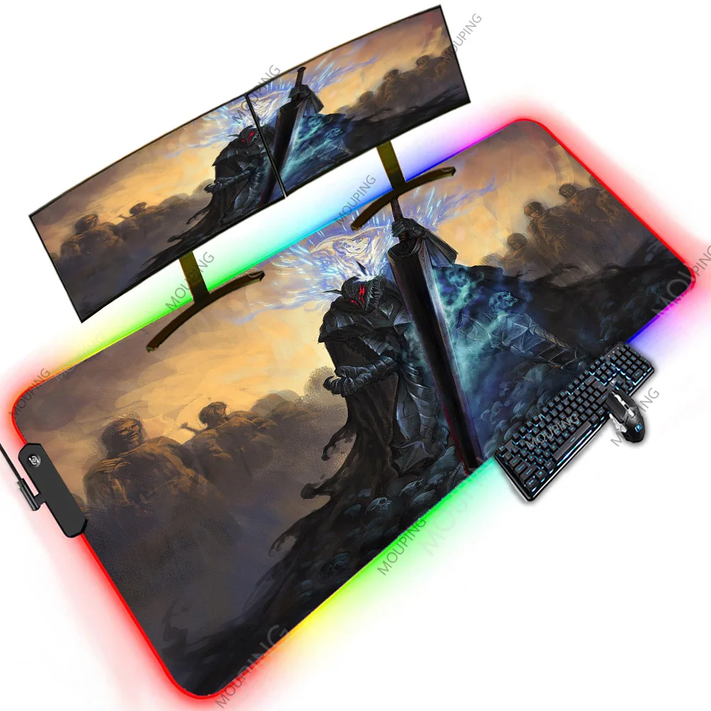 Berserk Gaming Keyboard Gamer Desk for Pc Backlit 1200x500 Custom Mats Print Play Mat Ultra Large XXXXL Led Rgb Laptop Carpets
Berserk Gaming Keyboard Gamer Desk for Pc Backlit 1200x500 Custom Mats Print Play Mat Ultra Large XXXXL Led Rgb Laptop Carpets