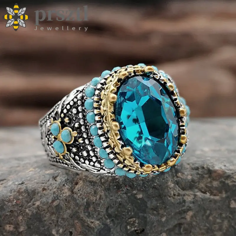 Prsztl Vintage Natural Sapphire Agate Stone Diamond for Men Wedding Engagement Anniversary Birthday Party Classic Jewelry
Prsztl Vintage Natural Sapphire Agate Stone Diamond for Men Wedding Engagement Anniversary Birthday Party Classic Jewelry