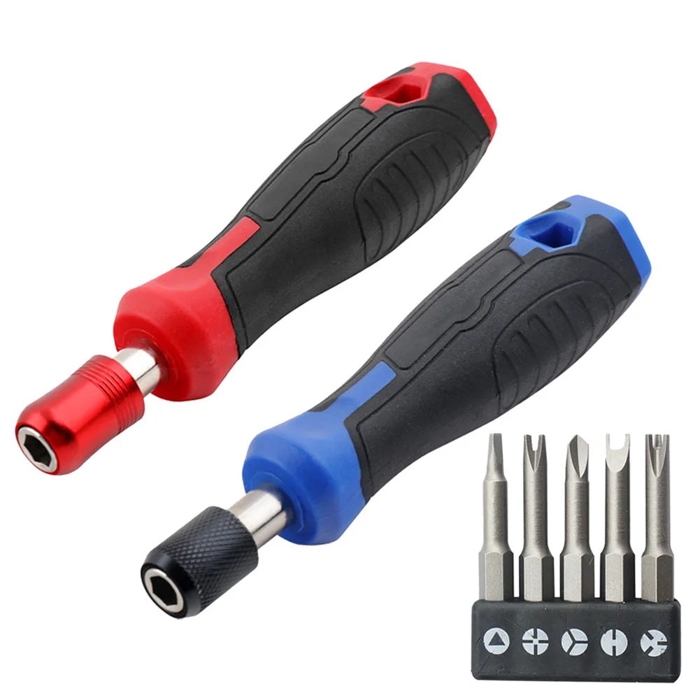 1pc Screwdriver Handle Rubber Non-slip With 5pcs Bits Magnetic Connecting Rod 1/4'' Hex Adapter Header Hand Tools Spare Parts
1pc Screwdriver Handle Rubber Non-slip With 5pcs Bits Magnetic Connecting Rod 1/4'' Hex Adapter Header Hand Tools Spare Parts