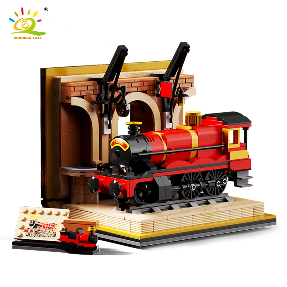HUIQIBAO 929CS Волшебный поезд Скоростной вокзал Модель сборка MOC Образовательный кирпич Детские игрушки Подарки
HUIQIBAO 929CS Волшебный поезд Скоростной вокзал Модель сборка MOC Образовательный кирпич Детские игрушки Подарки