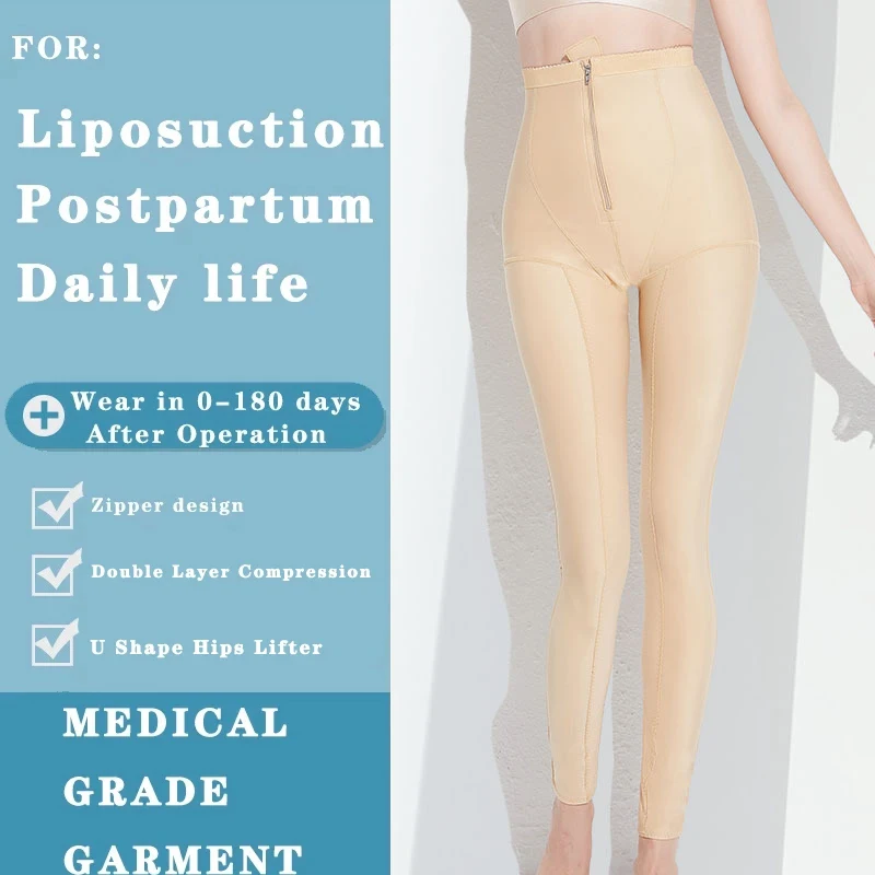 Women's Compression Garment Liposuction For Thigh Abdominal Fat Medical Tights Postpartum Shapewear Pants Body Shaper Underwear
Women's Compression Garment Liposuction For Thigh Abdominal Fat Medical Tights Postpartum Shapewear Pants Body Shaper Underwear