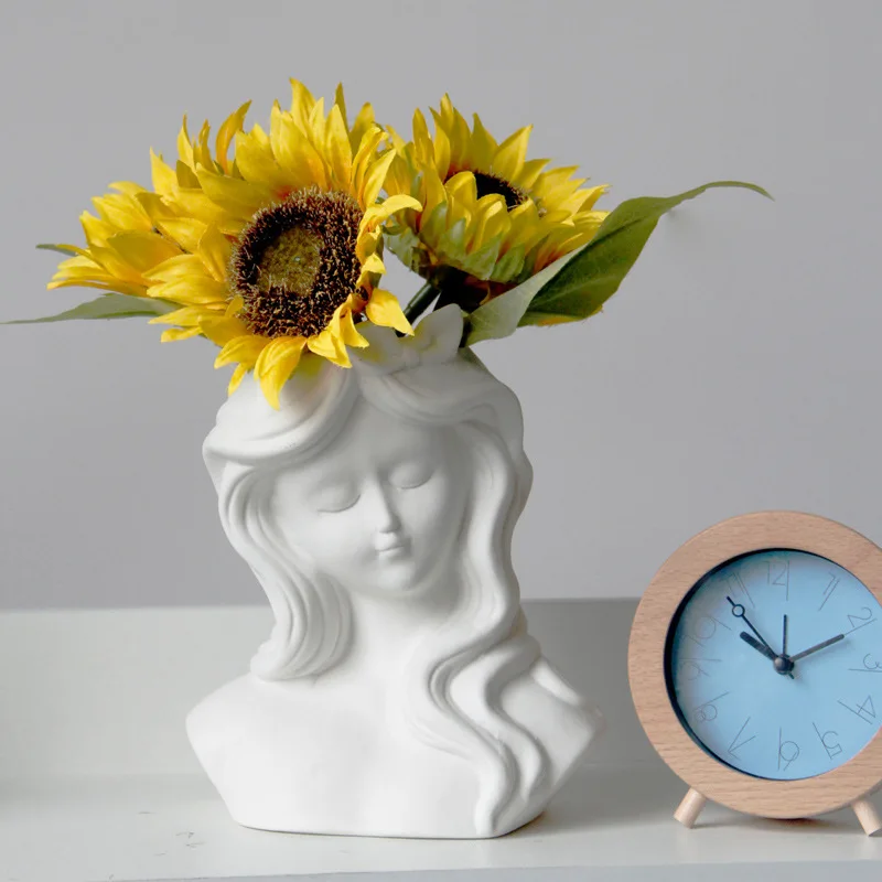 Nordic Creative Ceramic Vase Living Room Decor Modern Plant Pot Holder Flowers Ornament Vasos Home Garden Decoration Vasi Deco
Nordic Creative Ceramic Vase Living Room Decor Modern Plant Pot Holder Flowers Ornament Vasos Home Garden Decoration Vasi Deco