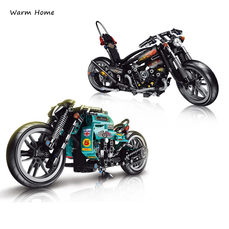 City High-tech Motorcycle Model Building Blocks Kids Assembly Motorbike Vehicle Toys DIY Speed Racing Car Kids Christmas Gifts
City High-tech Motorcycle Model Building Blocks Kids Assembly Motorbike Vehicle Toys DIY Speed Racing Car Kids Christmas Gifts