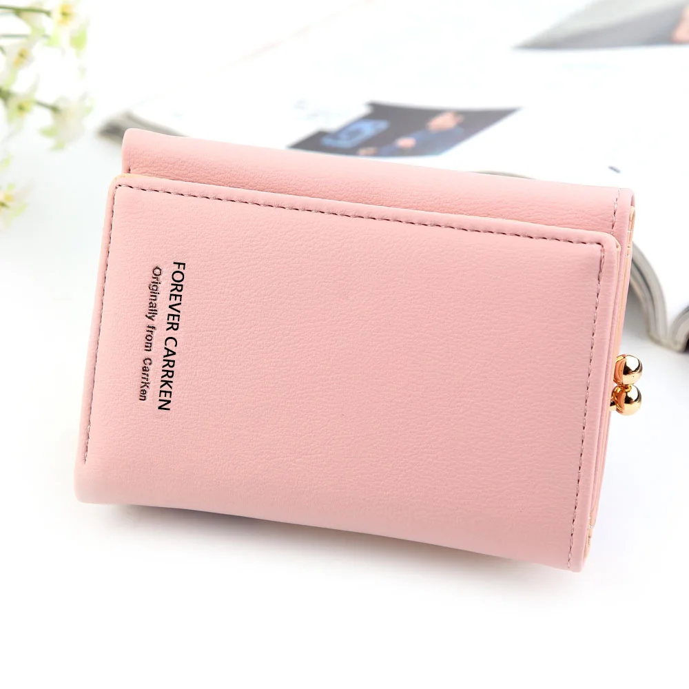 Luxury Brand Women's Wallet 2022 Fashion Short PU Leather Wallets for Women Multifunctional Simple Coin Purse 3 Fold Card Holder |