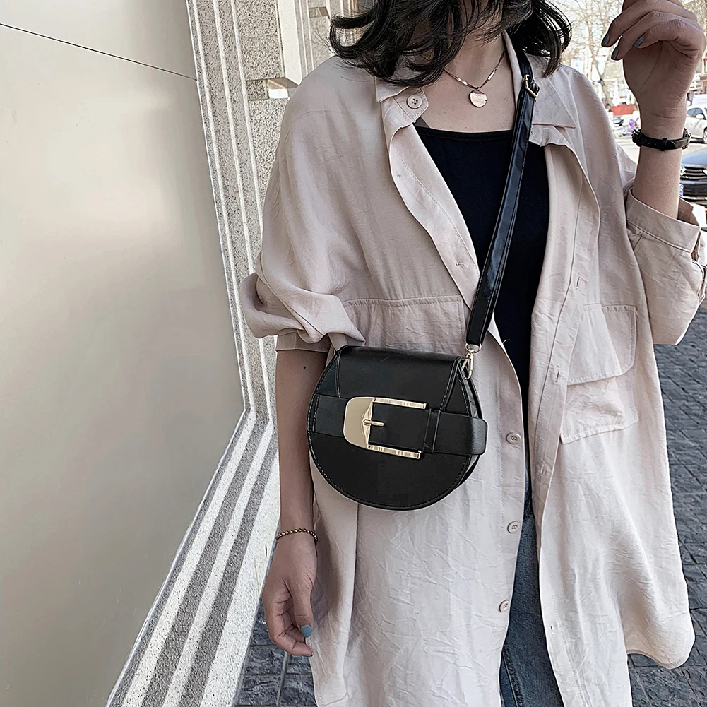 Large Capacity Women Girls Leather Saddle Shoulder Bags Vintage Casual Messenger Crossbody BagsRetro for Shopping Travle
Large Capacity Women Girls Leather Saddle Shoulder Bags Vintage Casual Messenger Crossbody BagsRetro for Shopping Travle