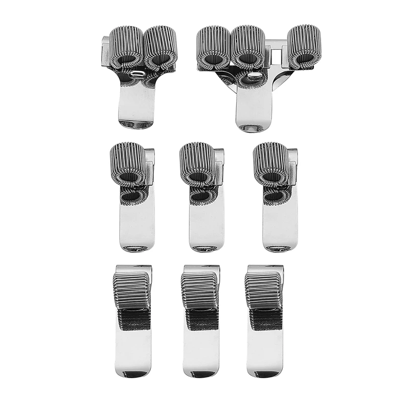 8 Pack 4 Size Stainless Pen Holder Clip for Notebook and Clipboard with Spring Fits Almost All Pen Size (Silver)
8 Pack 4 Size Stainless Pen Holder Clip for Notebook and Clipboard with Spring Fits Almost All Pen Size (Silver)