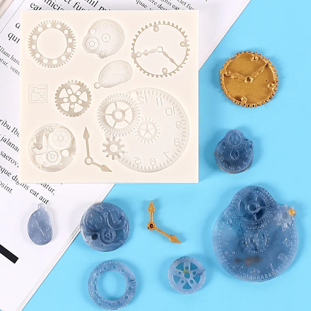 Punk Style Silicone Mold Gear Texture Baroque Scroll Relief Mould Polymer Clay Fondant Resin Plaster Molds Cake Decorating Tools
Punk Style Silicone Mold Gear Texture Baroque Scroll Relief Mould Polymer Clay Fondant Resin Plaster Molds Cake Decorating Tools