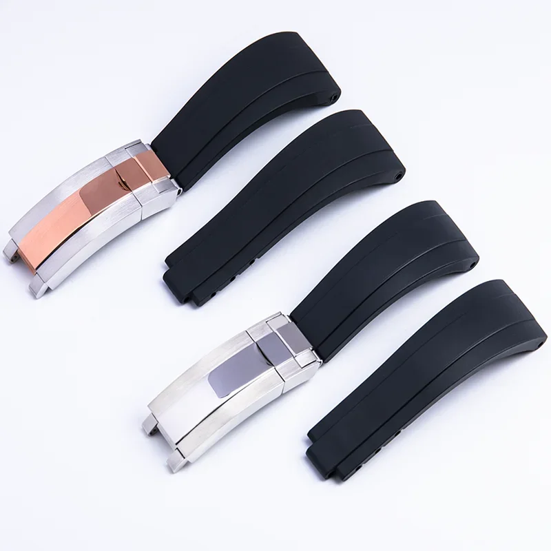 20mm Soft Rubber Watchband Slide Type Folding Buckle Fit For Rolex Strap For Submariner Daytona Yacht-Master Sea-Dweller
20mm Soft Rubber Watchband Slide Type Folding Buckle Fit For Rolex Strap For Submariner Daytona Yacht-Master Sea-Dweller
