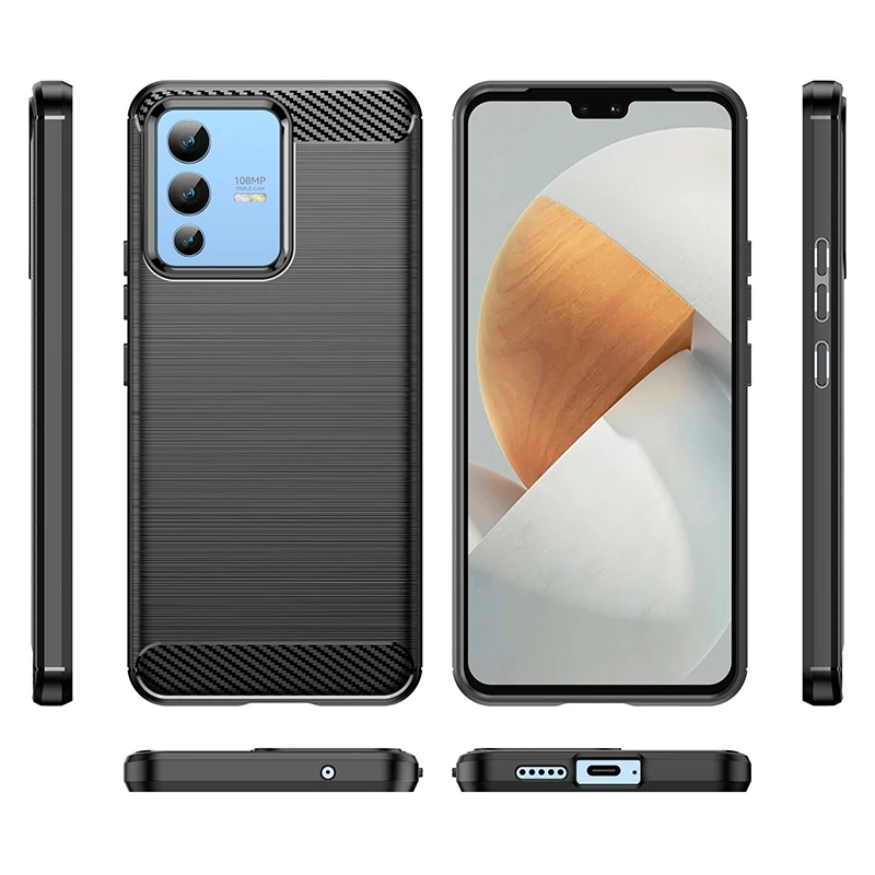 For Vivo S12 Black Solid Color Anti Scratch Shockproof Protective Business Style Silicone Phone Case for Vivo S12 Pro Funda
For Vivo S12 Black Solid Color Anti Scratch Shockproof Protective Business Style Silicone Phone Case for Vivo S12 Pro Funda