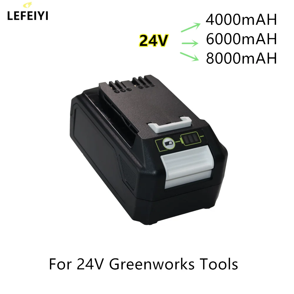 Литий-ионная батарея 24 в 100% Ач/Ач для электроинструментов Greenworks оригинальный продукт на новый
Литий-ионная батарея 24 в 100% Ач/Ач для электроинструментов Greenworks оригинальный продукт на новый