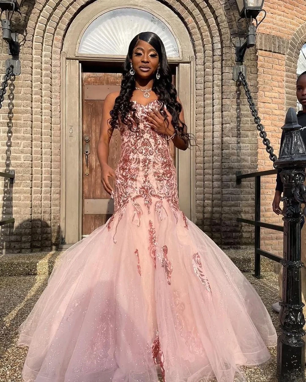 Elegant Prom Dresses Long 2022 Sequin Top With Sweetheart Neck Sleeveless Pink Mermaid African Girl Party Prom Gowns
Elegant Prom Dresses Long 2022 Sequin Top With Sweetheart Neck Sleeveless Pink Mermaid African Girl Party Prom Gowns