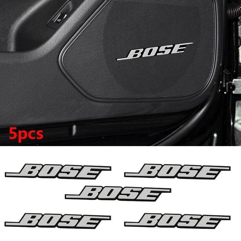 5pcs Metal Audio Speaker Stereo Emblem Sticker For BOSE Car Accessories Decals Decorative
5pcs Metal Audio Speaker Stereo Emblem Sticker For BOSE Car Accessories Decals Decorative