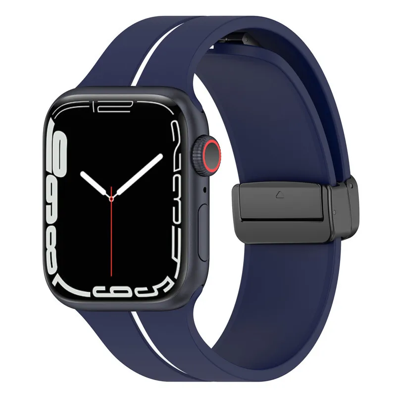 Магнитная силиконовая складная Пряжка для Apple Watch ultra 8 49 мм 44 мм 45 мм 41 мм ремешок серии iWatch SE8765 аксессуары для спорта на открытом воздухе
Магнитная силиконовая складная Пряжка для Apple Watch ultra 8 49 мм 44 мм 45 мм 41 мм ремешок серии iWatch SE8765 аксессуары для спорта на открытом воздухе