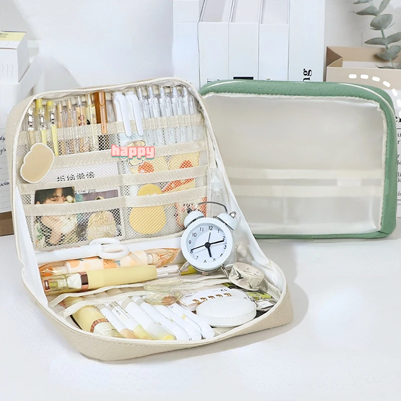 Transparent Pencil Bag Large Capacity Stationery Case Pencil Pouch Aesthetic Pen Case Zipper Storage Case School Supplies
Transparent Pencil Bag Large Capacity Stationery Case Pencil Pouch Aesthetic Pen Case Zipper Storage Case School Supplies