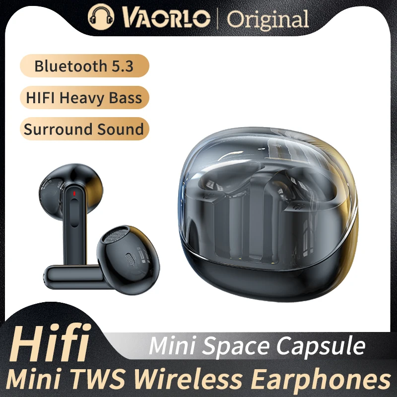 Bluetooth 5.3 TWS Earphones Transparent Space Capsule HiFi Heavy Bass Music Wireless Headphones Sports Running Gaming Headsets
Bluetooth 5.3 TWS Earphones Transparent Space Capsule HiFi Heavy Bass Music Wireless Headphones Sports Running Gaming Headsets