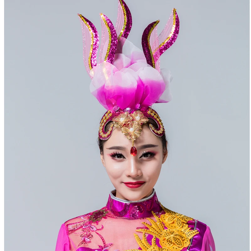 chinese dancer hair flower flame flower dancer accessories festival clothing accessories hair decorations flowers 
chinese dancer hair flower flame flower dancer accessories festival clothing accessories hair decorations flowers