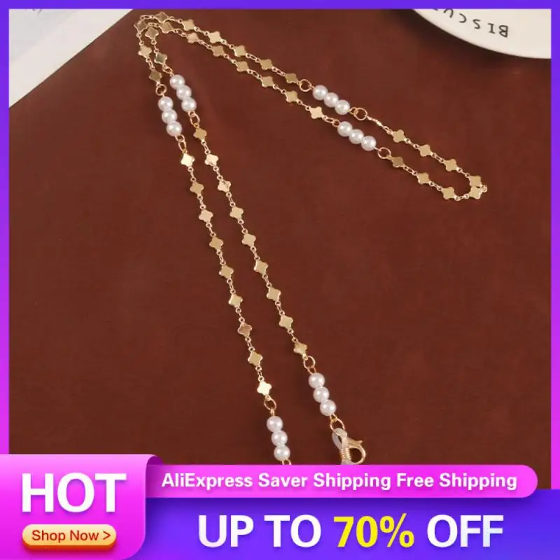 New Glasses Chain Creative Star Pearl Heart Mask Hanging Rope Fashion Metal Sunglasses Lanyards Eyewear Accessory Mask Chains
New Glasses Chain Creative Star Pearl Heart Mask Hanging Rope Fashion Metal Sunglasses Lanyards Eyewear Accessory Mask Chains