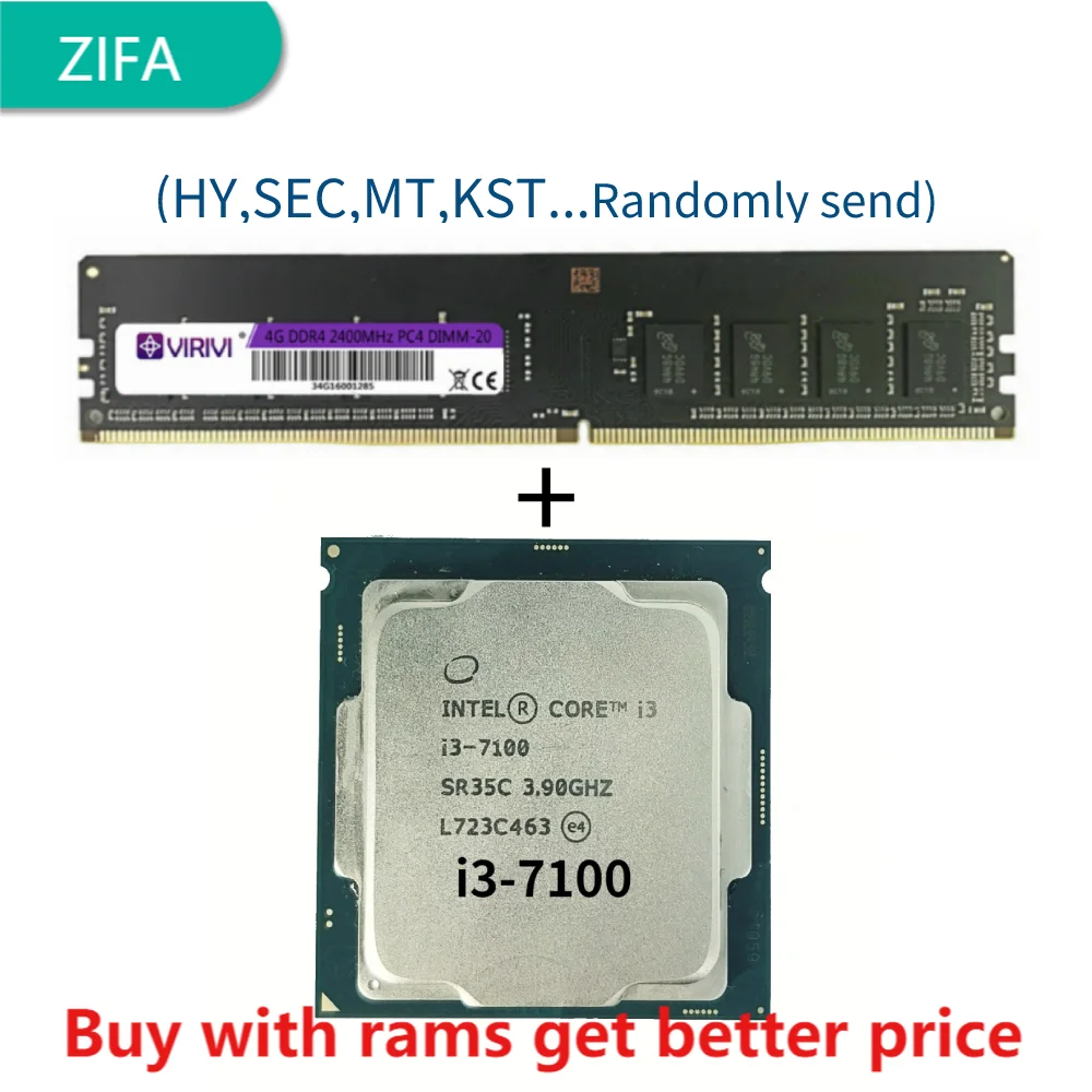DDR4 4G 2400 МГц с i3 7100 3,9 ГГц 3M 2 ядра 4 потока 51 Вт LGA 1151 процессор для настольного ПК ddr3 ОЗУ
DDR4 4G 2400 МГц с i3 7100 3,9 ГГц 3M 2 ядра 4 потока 51 Вт LGA 1151 процессор для настольного ПК ddr3 ОЗУ