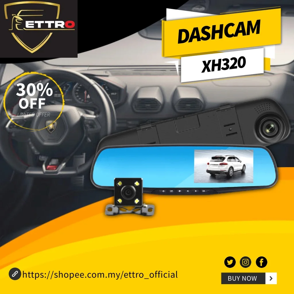 ETTRO 7''2.5D Touch Screen Dash Cam Car Camera FHD 1080P Dashboard Camera Night Vision Dual Lens Car
ETTRO 7''2.5D Touch Screen Dash Cam Car Camera FHD 1080P Dashboard Camera Night Vision Dual Lens Car